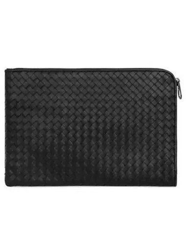 Men s Intreccia Todo Document Case Clutch Bag 271863 - BOTTEGA VENETA - BALAAN 1