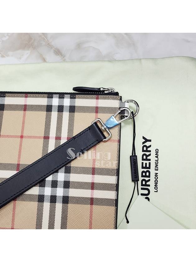 Vintage Check Clutch Bag Beige - BURBERRY - BALAAN 7