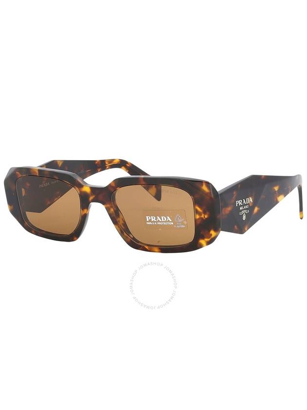 Prada Light Brown Rectangular Ladies Sunglasses PR 17WS VAU2Z1 49 - PRADA - BALAAN 3