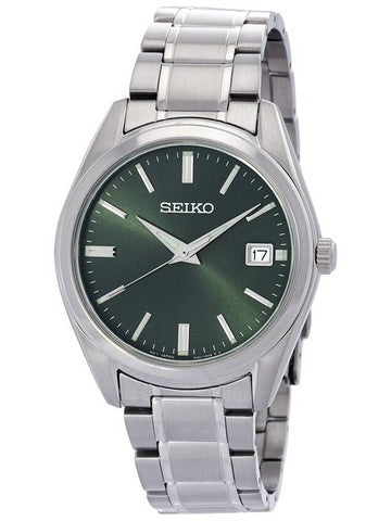 Seiko Quartz Green Dial Men's Watch SUR527P1 - SEIKO - BALAAN 1