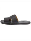 Izmir Leather Slippers Mocha - HERMES - BALAAN 4