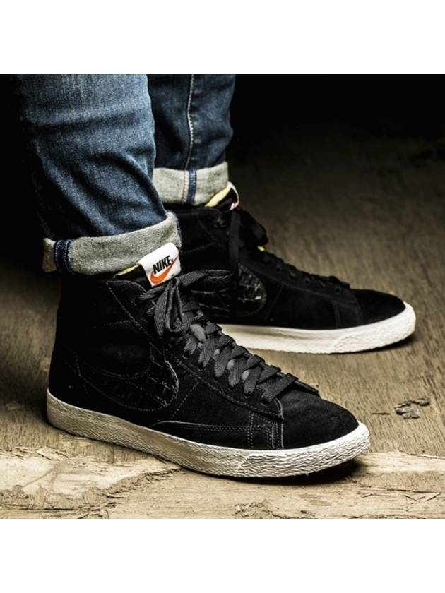 01-638261-014--Special Premium-Blazer Mid Vintage-Black White Black - NIKE - BALAAN 1