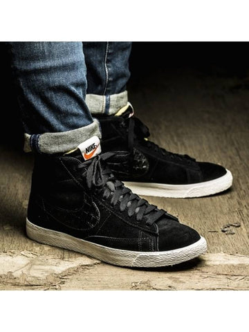 01-638261-014--Special Premium-Blazer Mid Vintage-Black White Black - NIKE - BALAAN 1