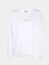 Reverse Logo Sweatshirt Optic White - ACNE STUDIOS - BALAAN 2