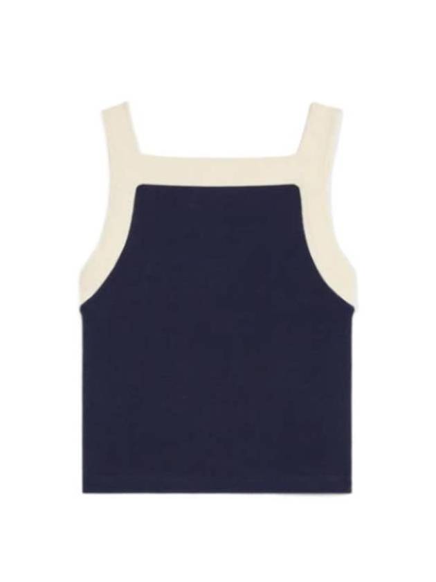 Sleeveless T Shirt 778283 Free Dark Navy Cream - CELINE - BALAAN 2