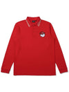 Basic bucket pique polo t shirt RED MAN - MALBON GOLF - BALAAN 1