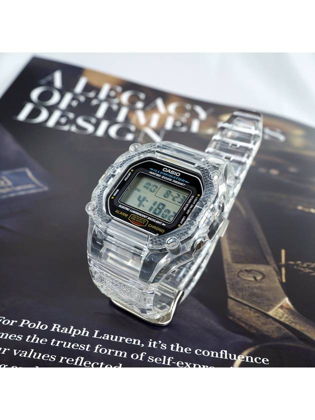 5600 Transparent Clear Custom Waterproof Electronic Wristwatch - G-SHOCK - BALAAN 6