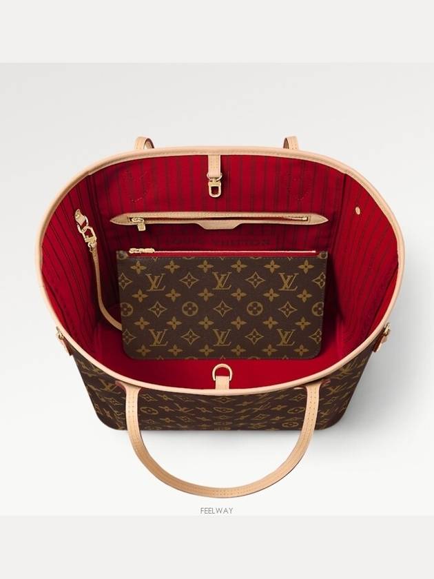 Neverfull MM Monogram Series Red M46987 - LOUIS VUITTON - BALAAN 4