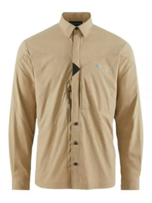 Parting LS Shirt Men Khaki 10171 110 - KLATTERMUSEN - BALAAN 2