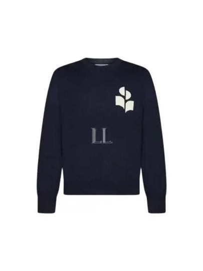 Evans Logo Crew Neck Knit Top Naver - ISABEL MARANT - BALAAN 2