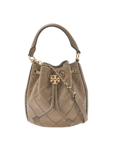 Fleming Soft Bucket Bag Beige - TORY BURCH - BALAAN 1