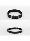 Saffiano Leather Belt Black - PRADA - BALAAN 3