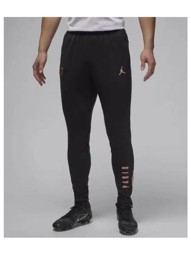 Jordan Paris Saint Germain Strike 3rd Dry Fit Soccer Pants M Black Rust Pink FQ2456 010 - NIKE - BALAAN 1