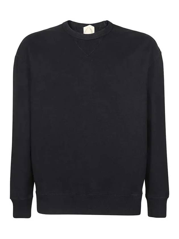 Garment Dyed Cotton Jersey Sweatshirt Navy - TEN C - BALAAN 2