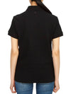 Heart Logo Polo Shirt Black - AMI - BALAAN 4