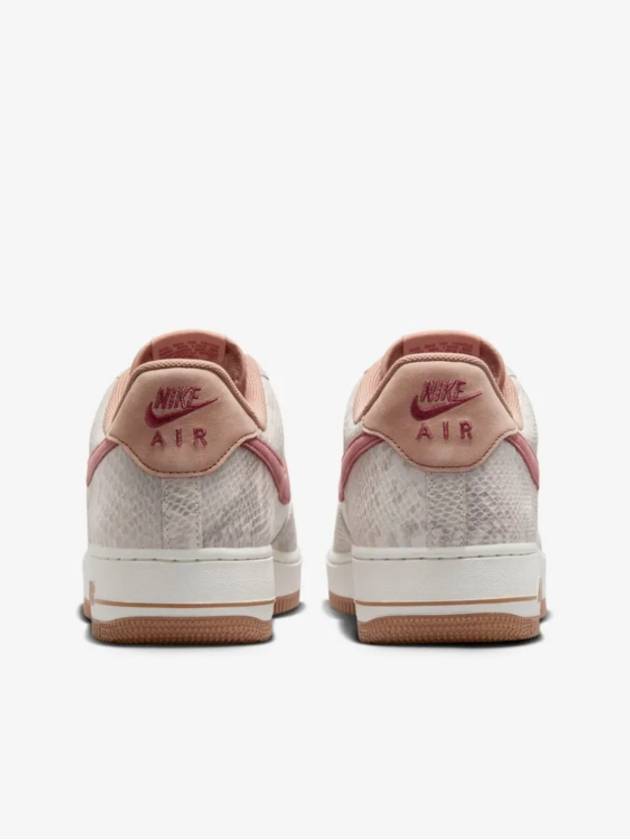 Air Force 1 Snakeskin Low Top Sneakers Pink - NIKE - BALAAN 7