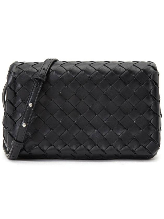 Intrecciato Cross Bag Black - BOTTEGA VENETA - BALAAN 2