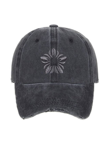 Mugung Embroidered Pigment Ball Cap Charcoal - ULKIN - BALAAN 1