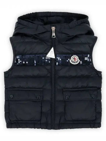 Kids BLAVET Down Padded Vest Navy 1A00001 595FE 778 8 10A 271650 1101967 - MONCLER - BALAAN 1