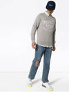 Palais Royal Classic Cotton Sweatshirt Grey Melange - MAISON KITSUNE - BALAAN 3