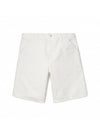 Dearborn Single Knee Bermuda Shorts Off White - CARHARTT WIP - BALAAN 2