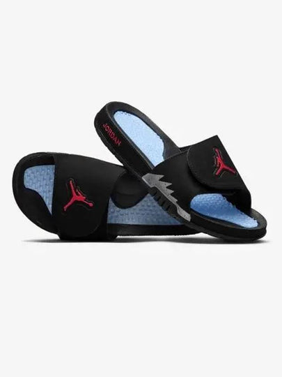 Jordan Hydro 5 Retro Slide Slippers Black - NIKE - BALAAN 2