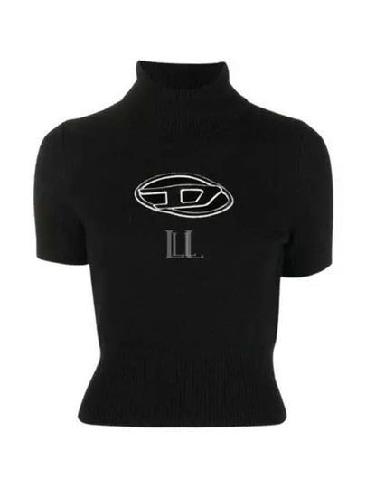 Cutout Logo Turtleneck Black - DIESEL - BALAAN 2