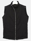 Zip-Up Down Vest Black - RICK OWENS - BALAAN 4