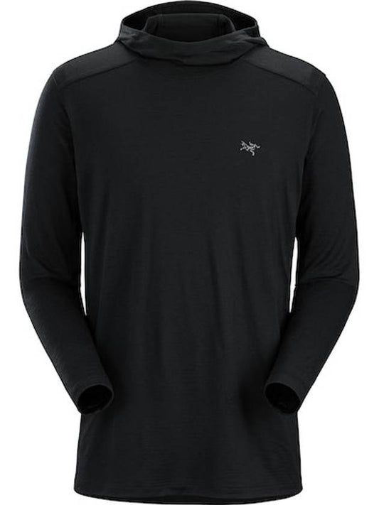 Ionia Merino Wool Hoodie Black - ARC'TERYX - BALAAN 2