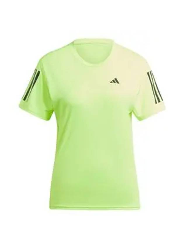 Women's Own The Run Long Sleeve T-Shirt Green - ADIDAS - BALAAN 2