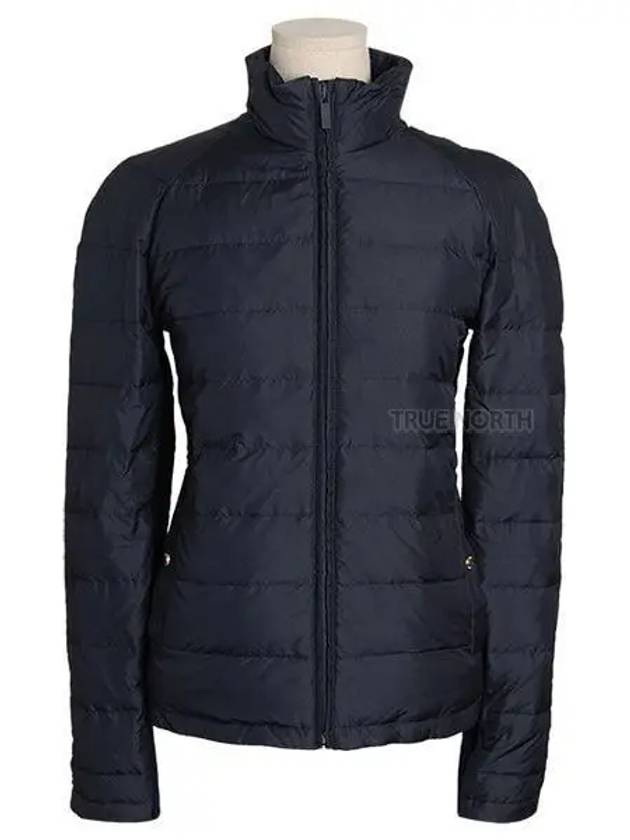 Ultra Light Tech Down 4 Bar Packable Purnel Neck Padding Navy - THOM BROWNE - BALAAN 2