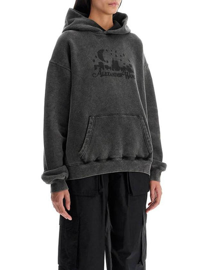 vintage skyline effect sweatshirt - ALEXANDER WANG - BALAAN 2