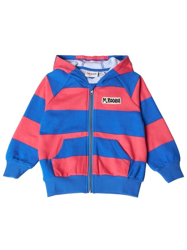 Kids brushed hood zip up 2372018528 PINK - MINI RODINI - BALAAN 1