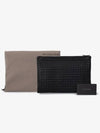 Intrecciato Clutch Bag Black - BOTTEGA VENETA - BALAAN 5