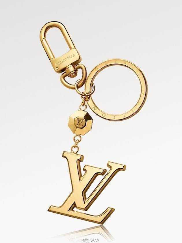 LV Facettes Key Holder Gold - LOUIS VUITTON - BALAAN 2