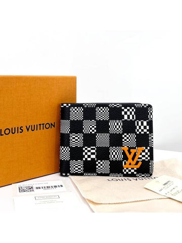 Damier Distorted Multiple Bicycle Wallet M80171 - LOUIS VUITTON - BALAAN 1