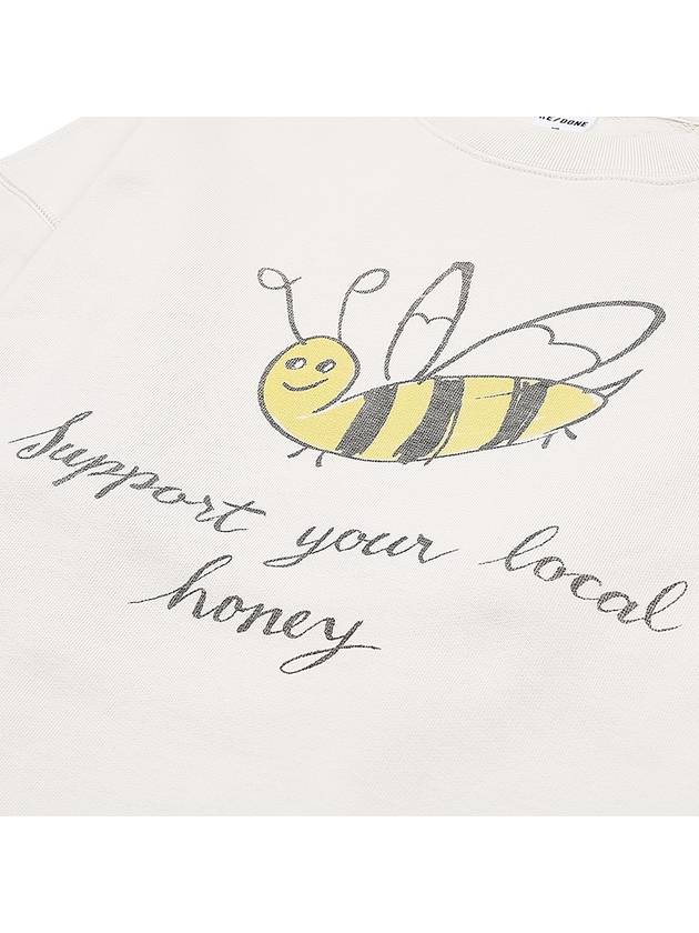 488 08WOGC003 Versize Local Honey Print Women's Sweatshirt - RE/DONE - BALAAN 5