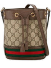 Ophidia GG Mini Bucket Bag Brown - GUCCI - BALAAN 2