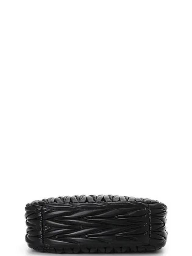 Wander Materasse Nappa Leather Shoulder Bag Black - MIU MIU - BALAAN 5