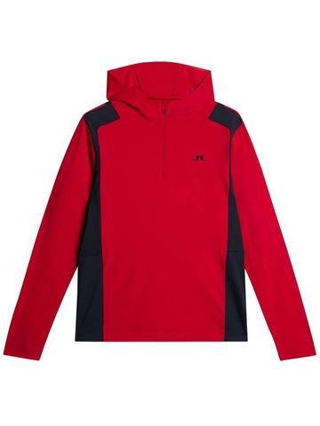 Men s Lucas quarter zip up hoodie - J.LINDEBERG - BALAAN 1