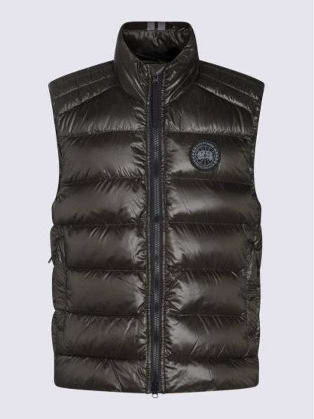 Men's Crofton Down Padded Vest Volcano - CANADA GOOSE - BALAAN 1