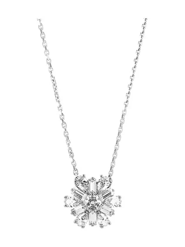 Idyllia Snowflake Necklace Silver - SWAROVSKI - BALAAN 4