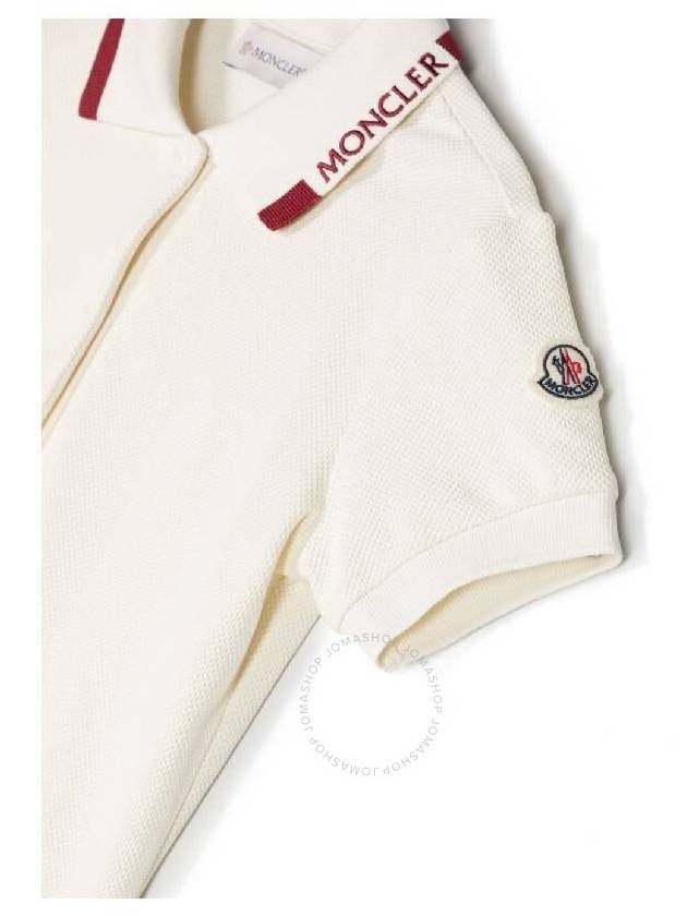 Moncler Logo Embroidered Collar Dress Size 8 - MONCLER - BALAAN 3