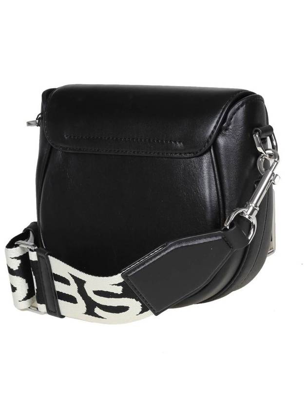 The J Marc Logo Strap Small Saddle Cross Bag Black - MARC JACOBS - BALAAN 4