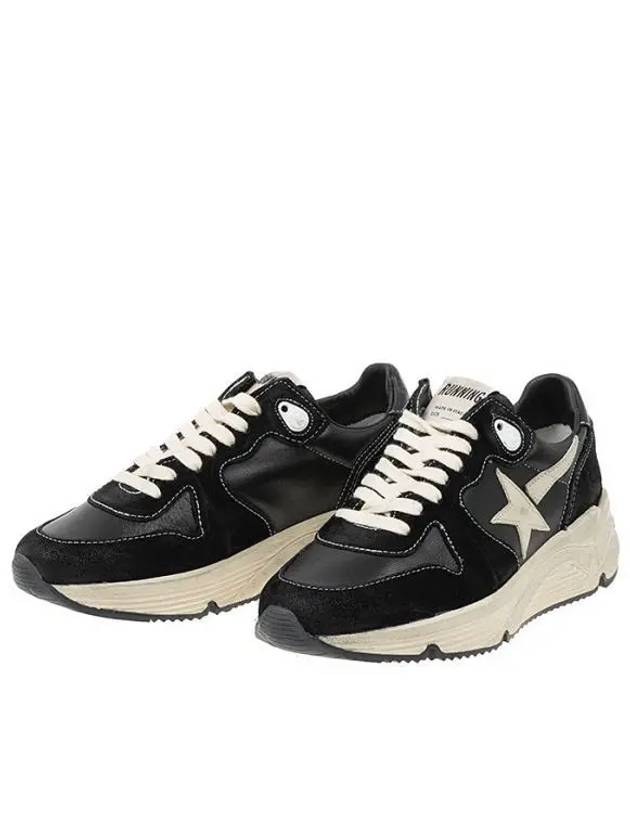 Running Sole Leather Low Top Sneakers Black - GOLDEN GOOSE - BALAAN 2