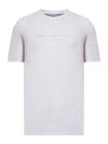 Print Crew Neck Cotton Jersey Short Sleeve T-Shirt Grey - BRUNELLO CUCINELLI - BALAAN 2