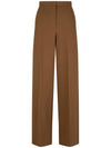 Women s Tronto Straight Pants Brown - MAX MARA - BALAAN 1