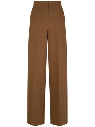 Women s Tronto Straight Pants Brown - MAX MARA - BALAAN 1