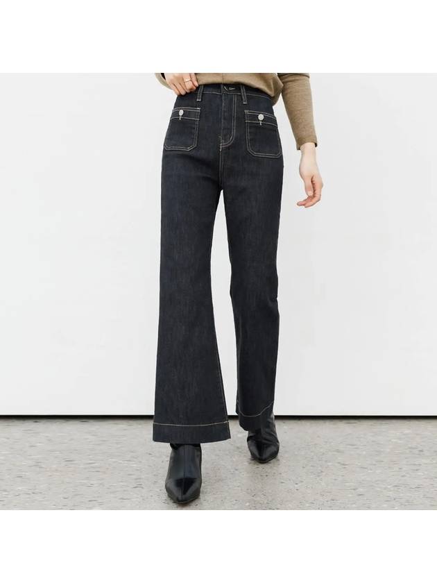 Dipper bootcut raw denim pants - MONO AT.D - BALAAN 3