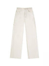 Straight Pants 11131191 002 11131191600 Free IVORY - MAX MARA - BALAAN 3